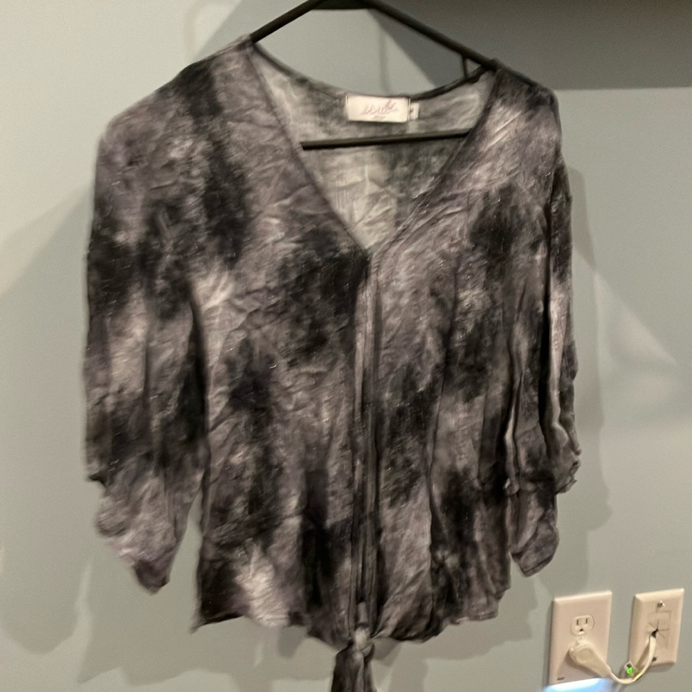 Lu bella boutique girls blouse top. Size small